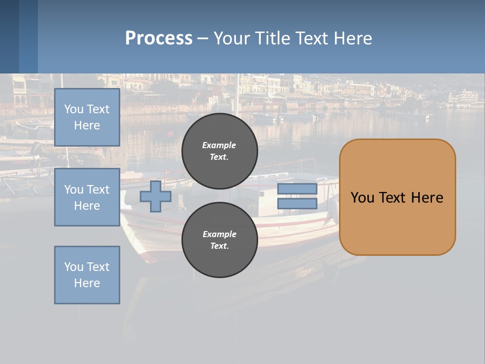 Greece Coast Hersonissos PowerPoint Template