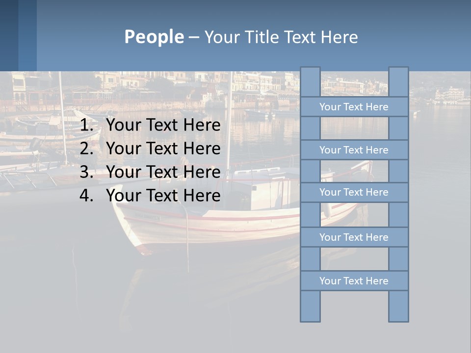 Greece Coast Hersonissos PowerPoint Template