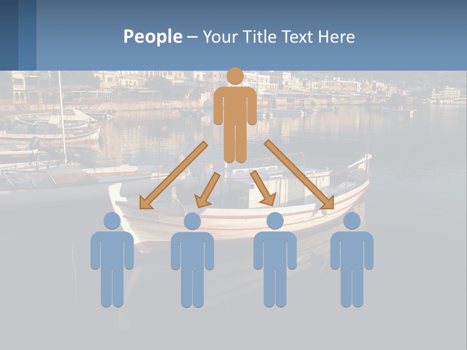 Greece Coast Hersonissos PowerPoint Template