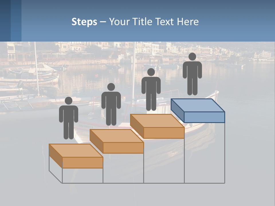 Greece Coast Hersonissos PowerPoint Template