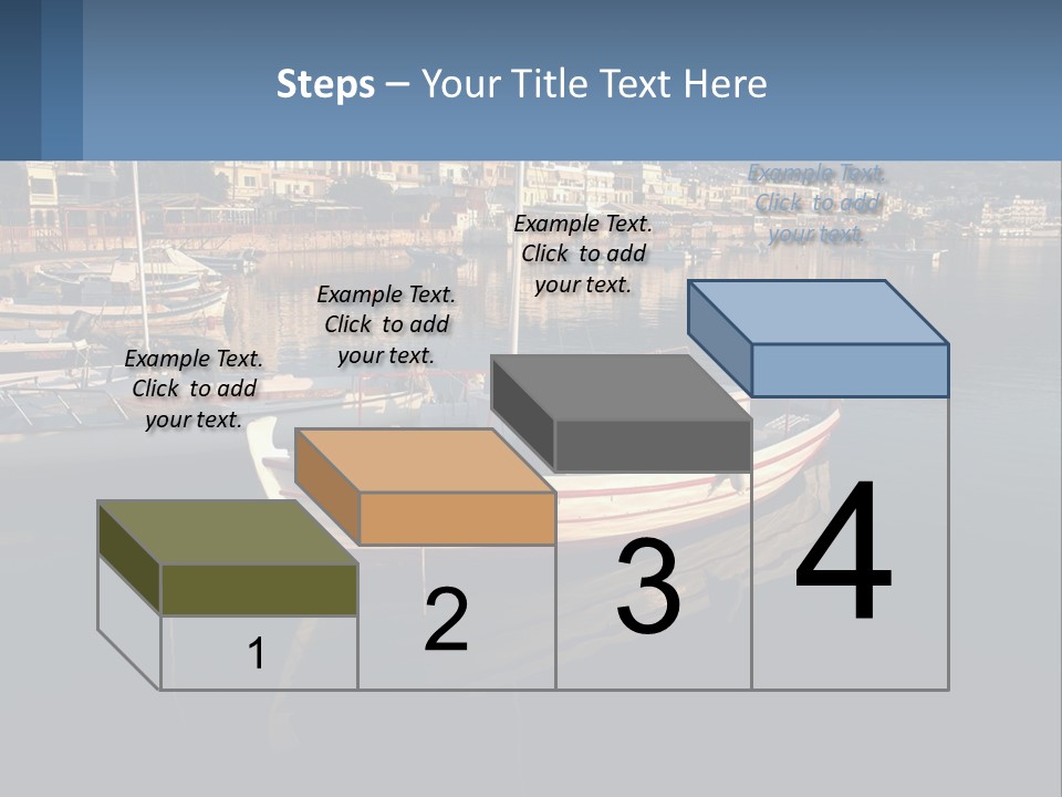 Greece Coast Hersonissos PowerPoint Template