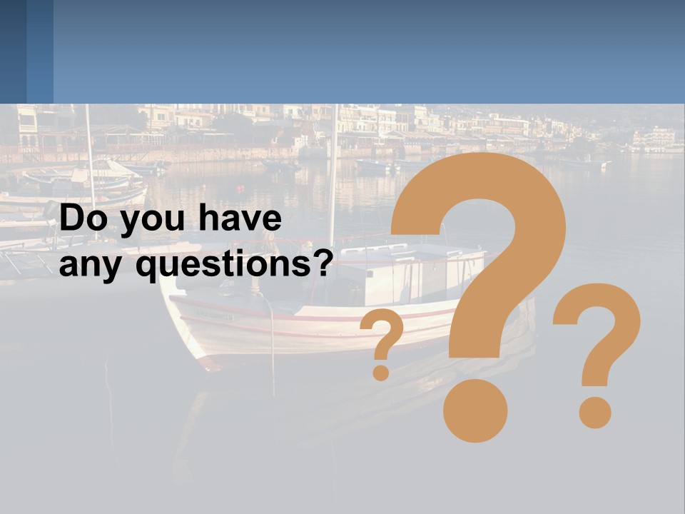 Greece Coast Hersonissos PowerPoint Template