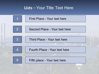 See Lamp Bridge PowerPoint Template