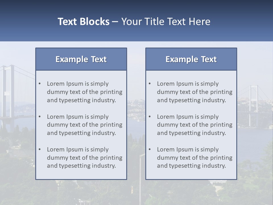 See Lamp Bridge PowerPoint Template
