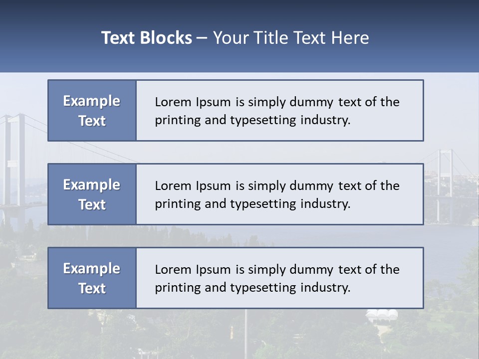 See Lamp Bridge PowerPoint Template