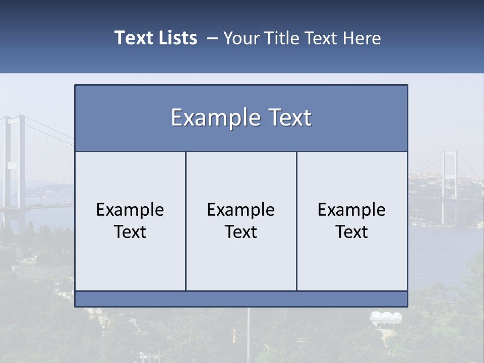 See Lamp Bridge PowerPoint Template