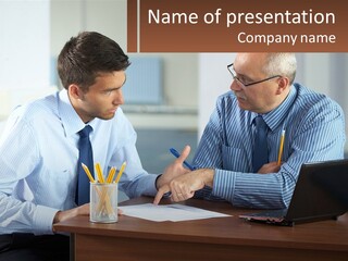 Business Partnership People PowerPoint Template