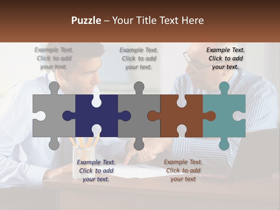 Business Partnership People PowerPoint Template