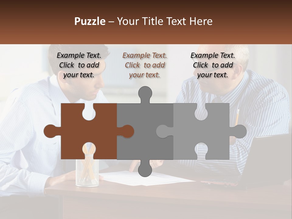 Business Partnership People PowerPoint Template