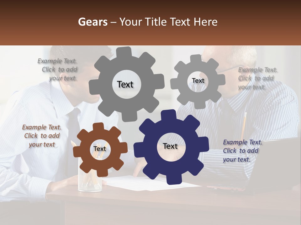 Business Partnership People PowerPoint Template