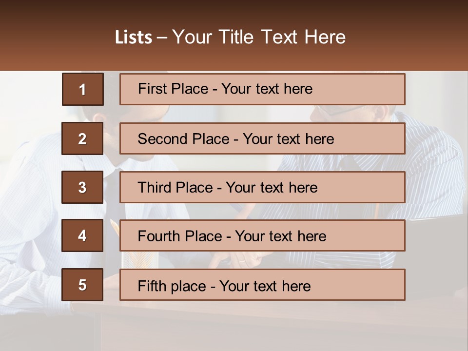 Business Partnership People PowerPoint Template