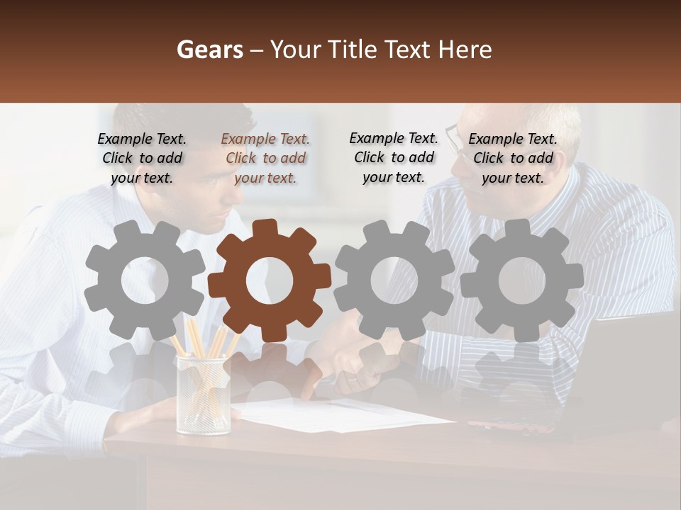 Business Partnership People PowerPoint Template