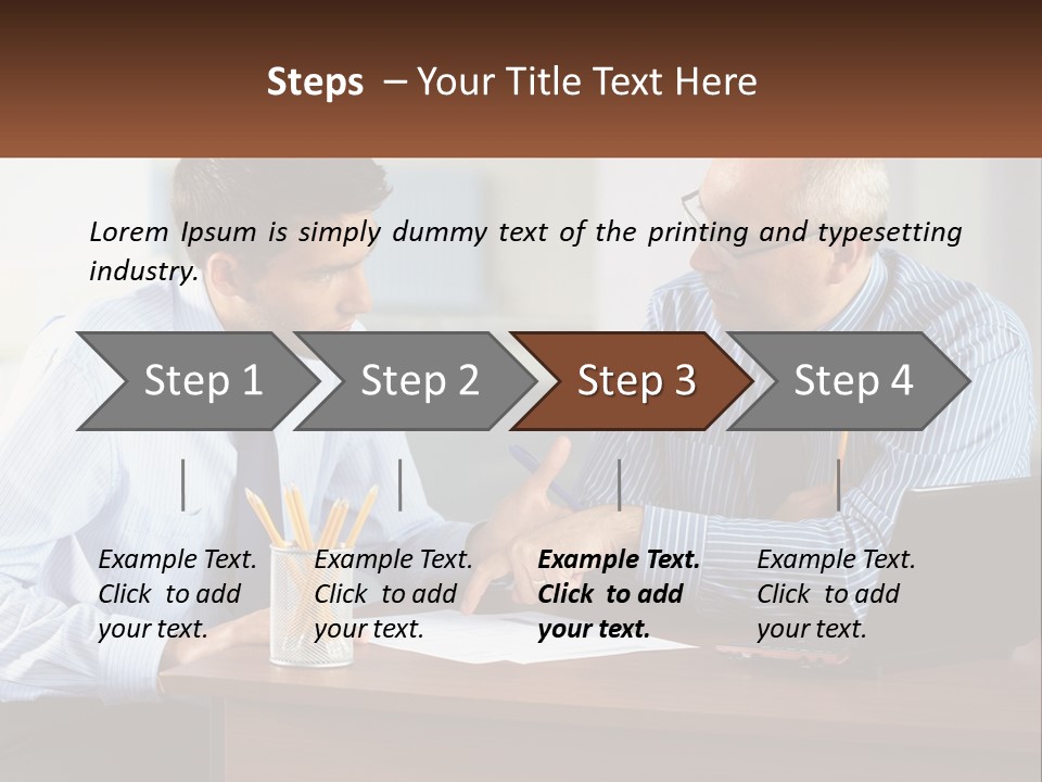 Business Partnership People PowerPoint Template