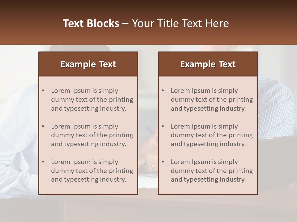 Business Partnership People PowerPoint Template