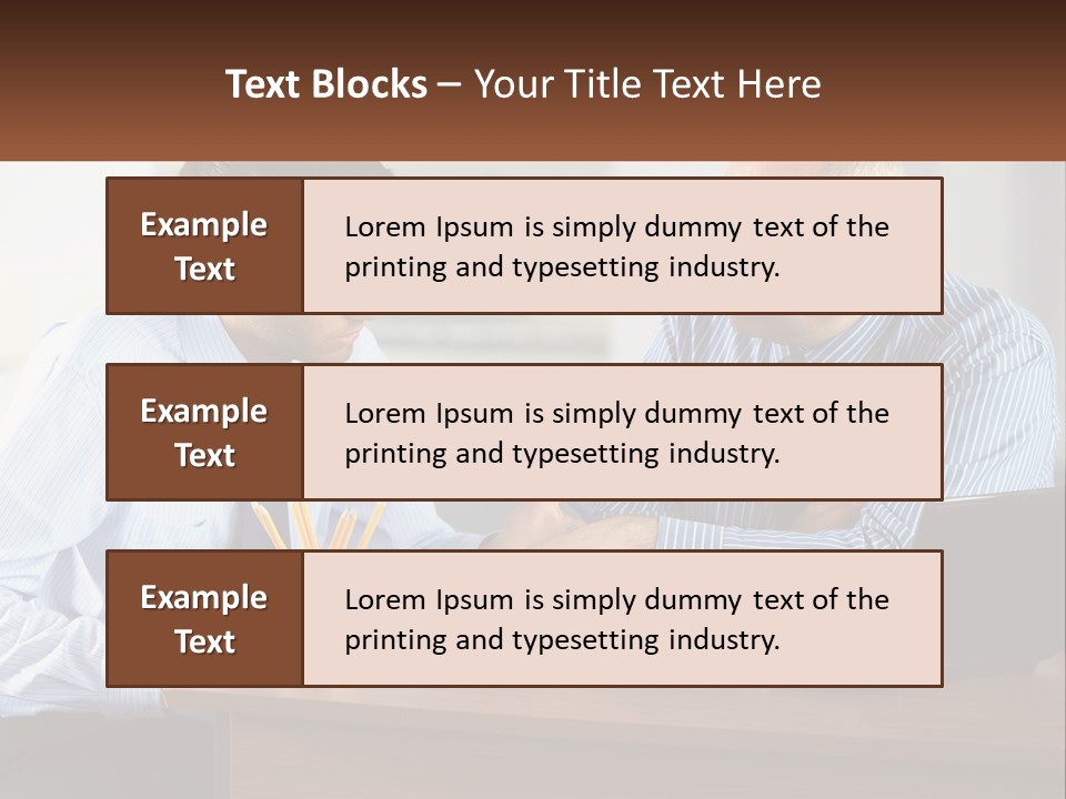 Business Partnership People PowerPoint Template