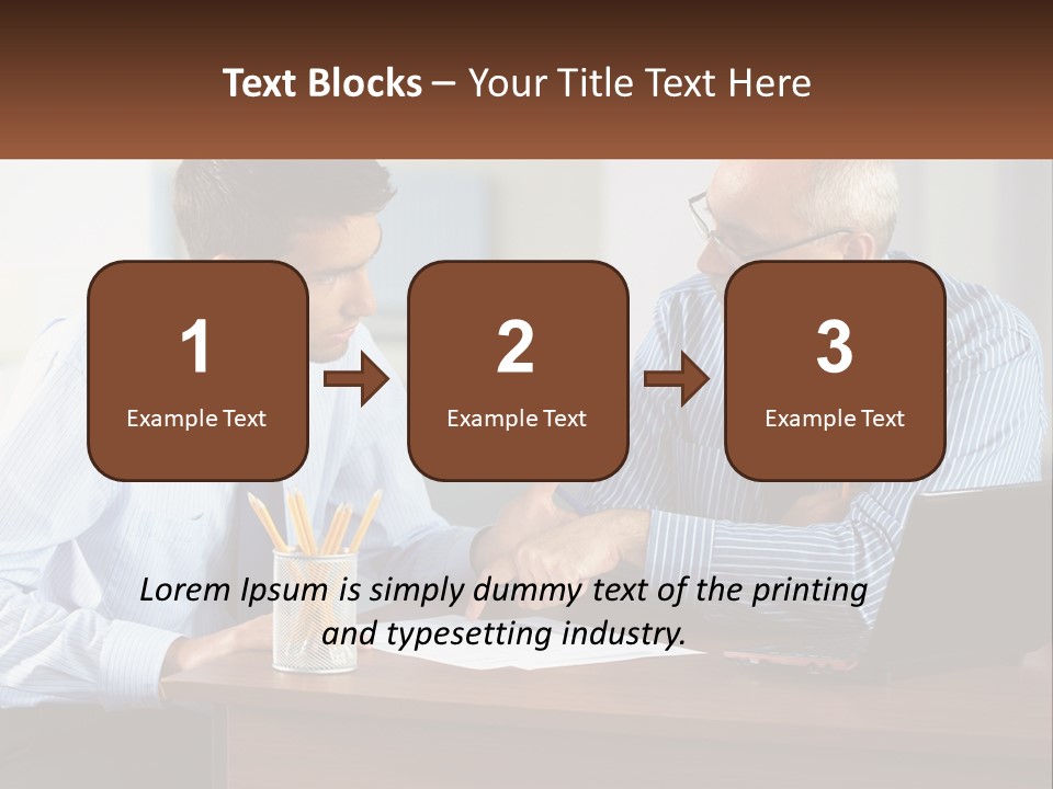 Business Partnership People PowerPoint Template