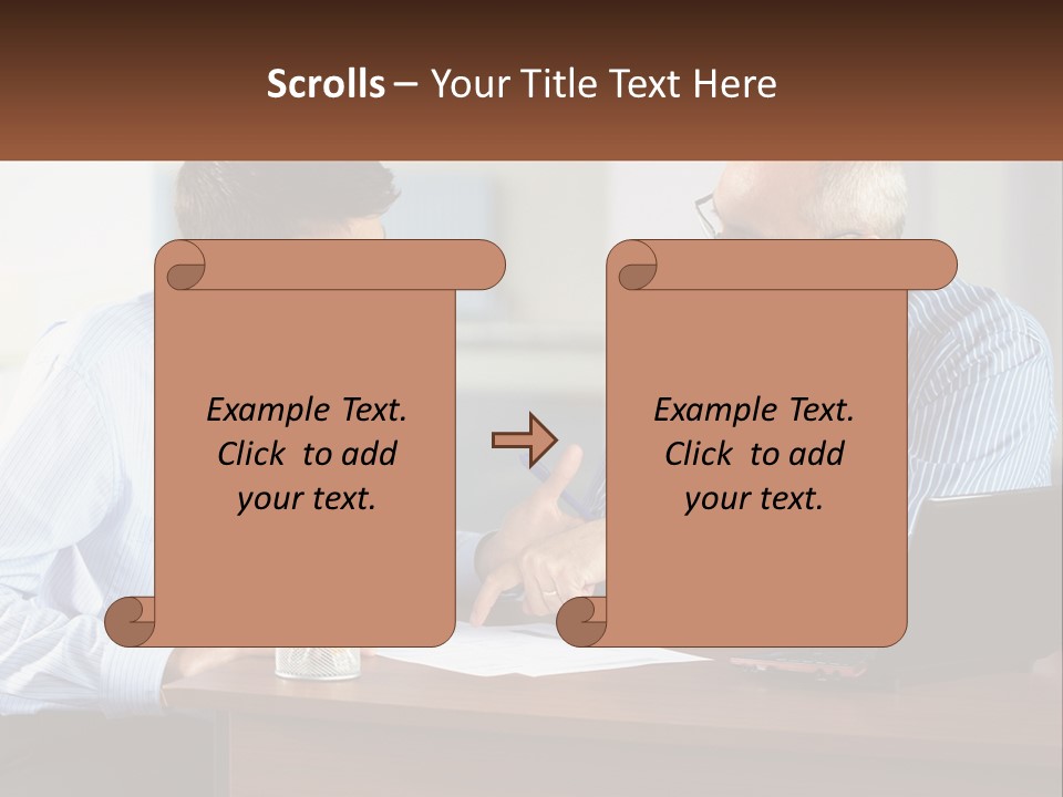 Business Partnership People PowerPoint Template