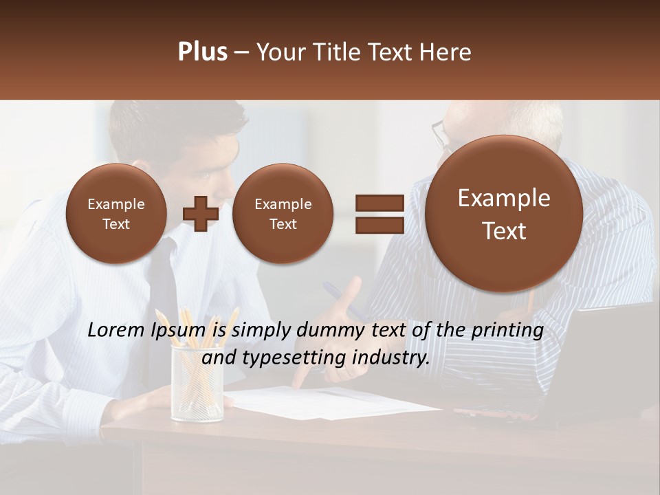 Business Partnership People PowerPoint Template