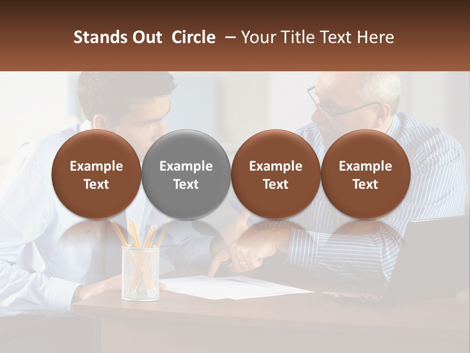 Business Partnership People PowerPoint Template