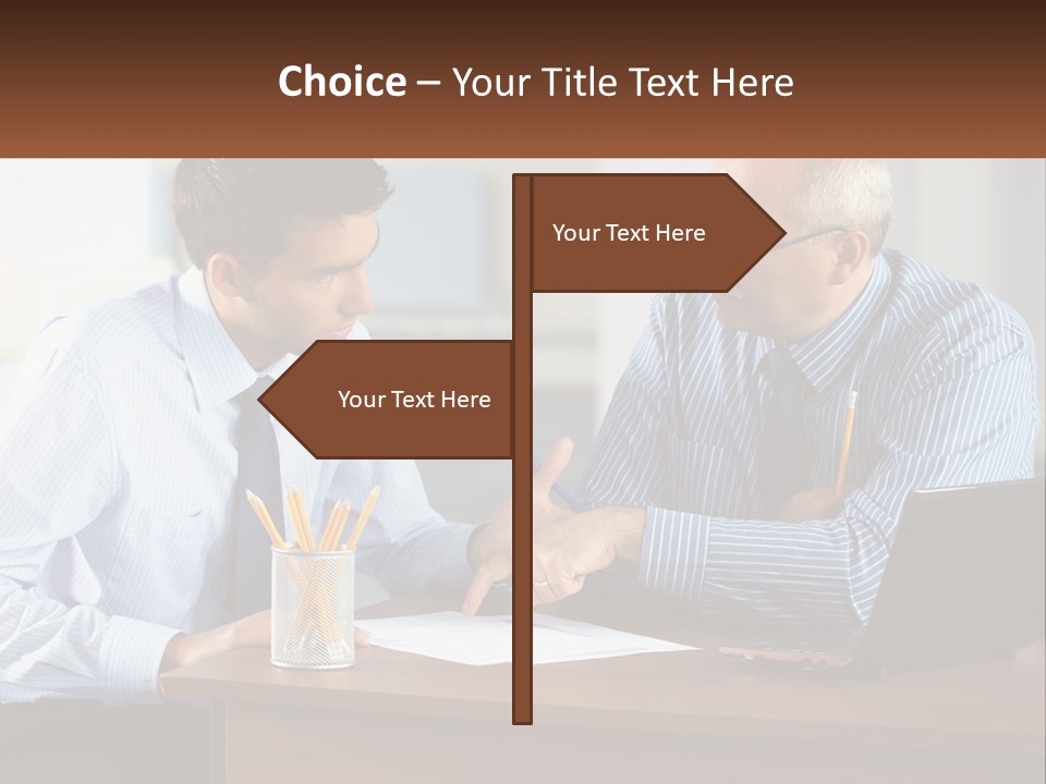 Business Partnership People PowerPoint Template