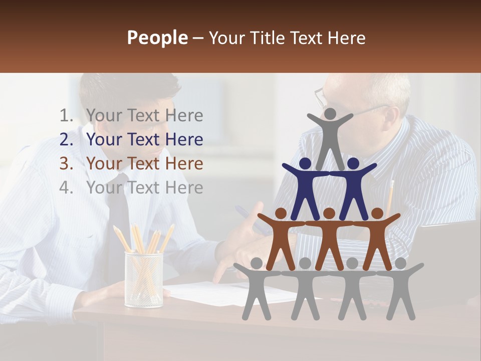 Business Partnership People PowerPoint Template