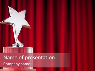 Honor Decoration Curtain PowerPoint Template