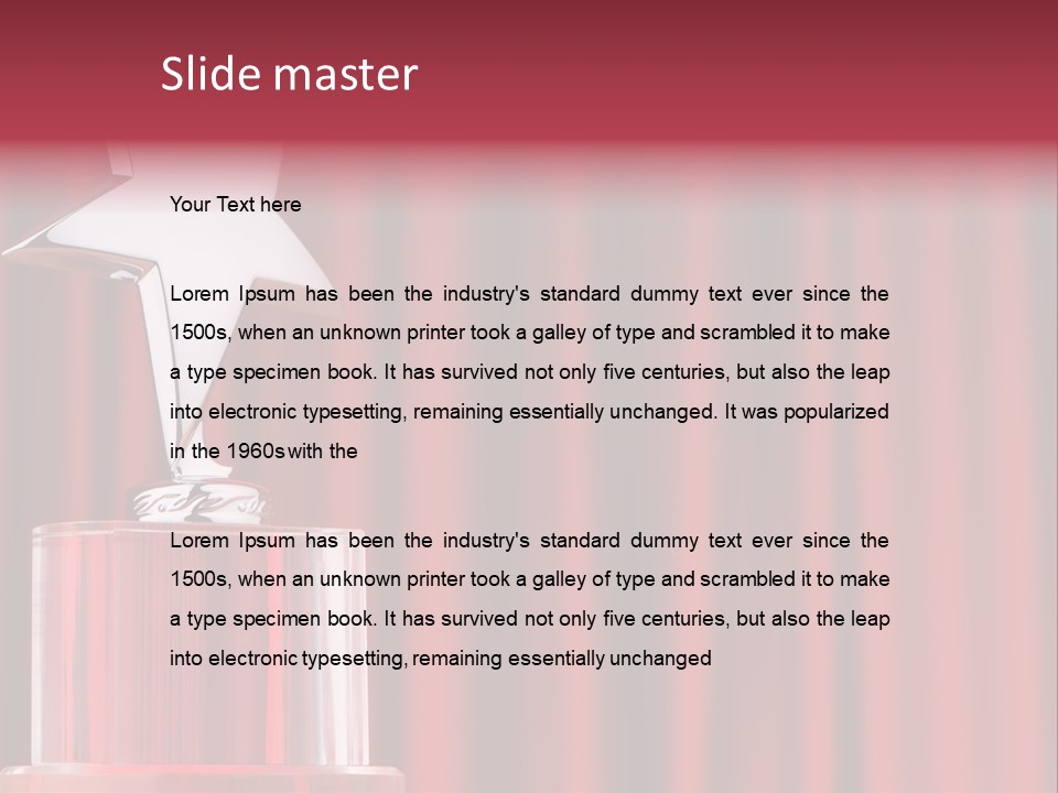 Honor Decoration Curtain PowerPoint Template