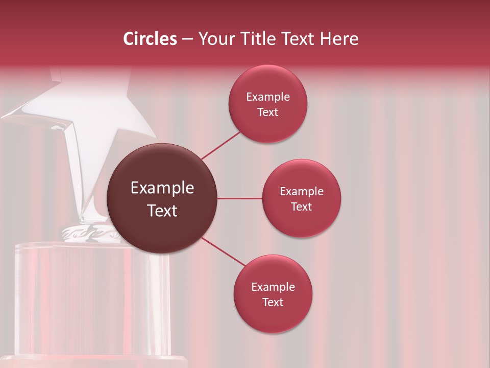 Honor Decoration Curtain PowerPoint Template