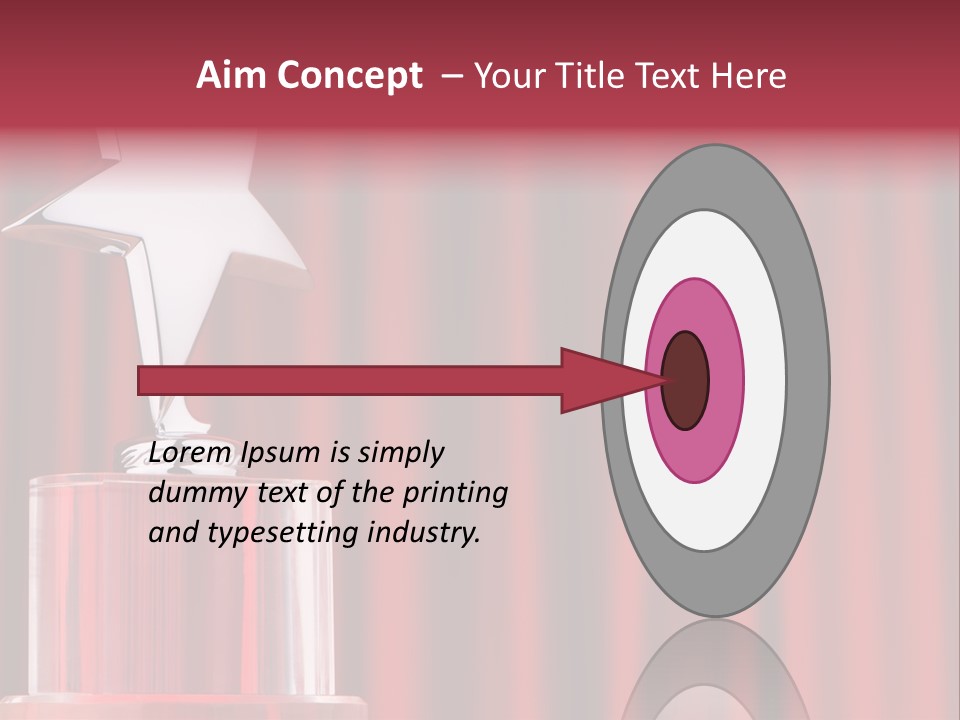 Honor Decoration Curtain PowerPoint Template