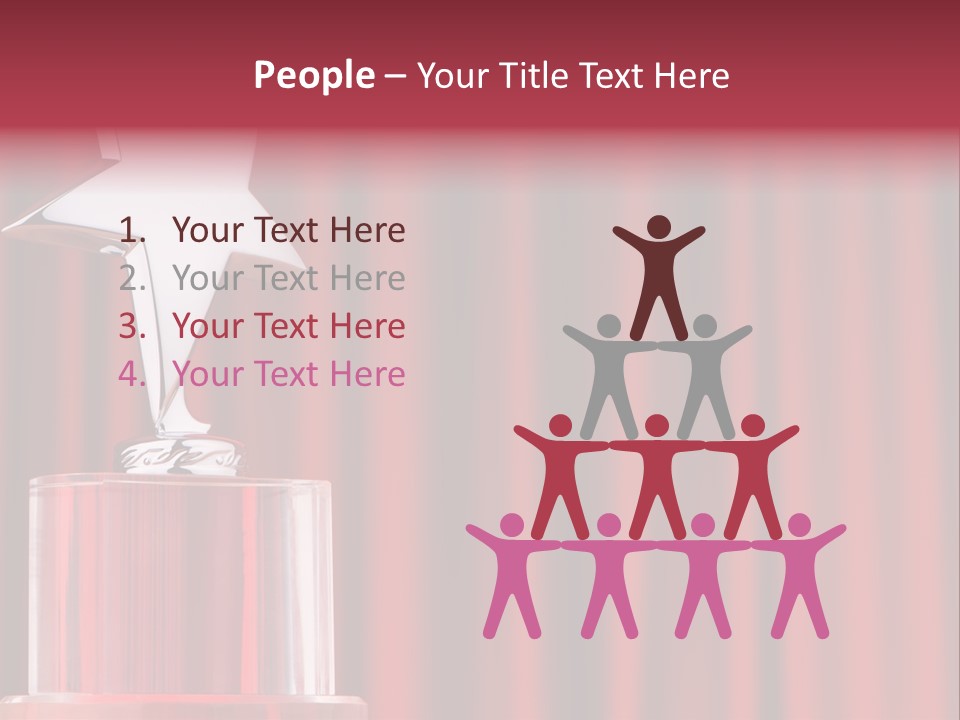 Honor Decoration Curtain PowerPoint Template