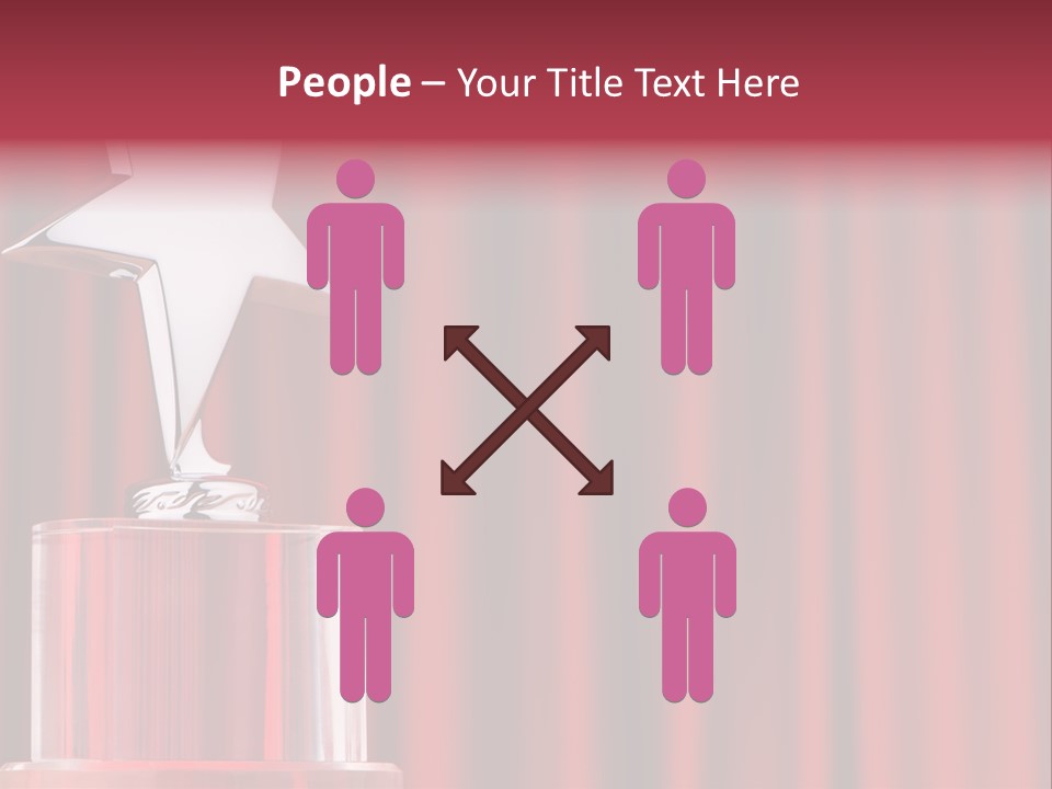 Honor Decoration Curtain PowerPoint Template