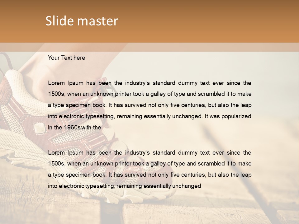 White Body Action PowerPoint Template