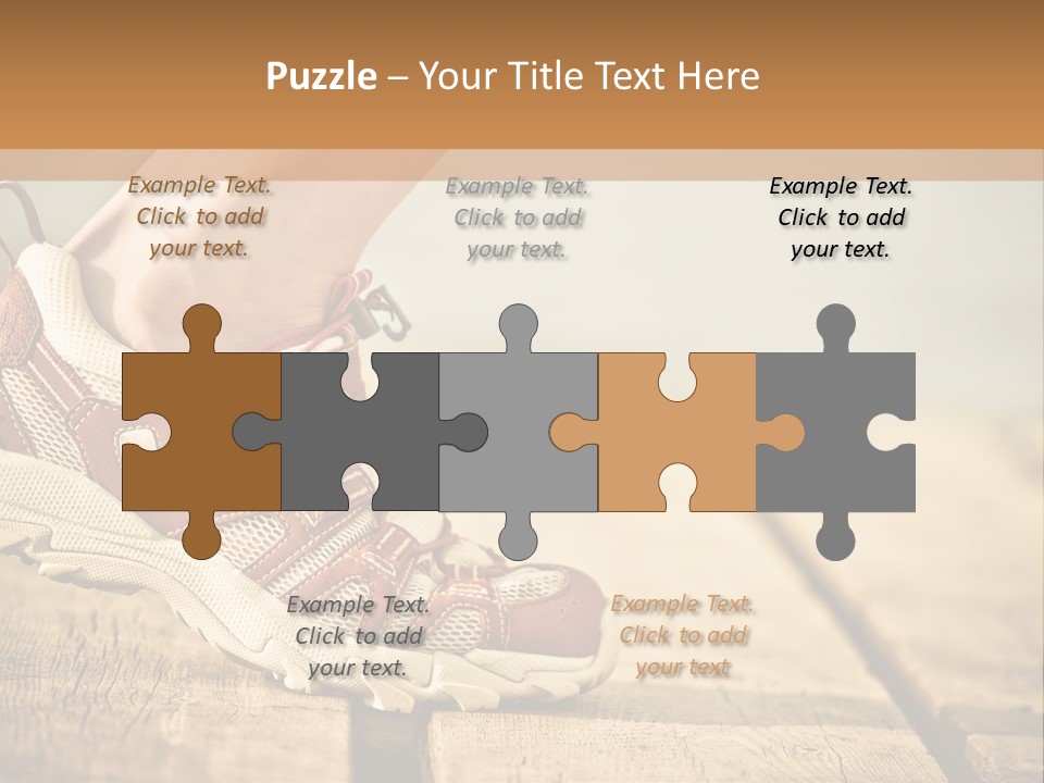 White Body Action PowerPoint Template