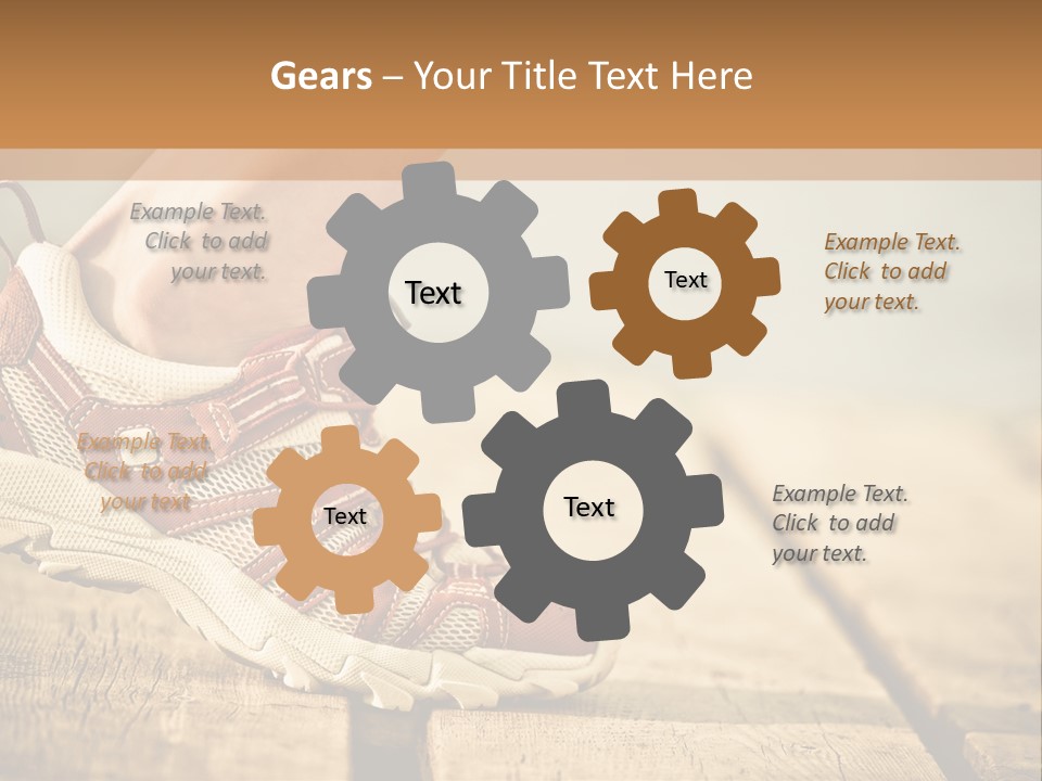 White Body Action PowerPoint Template