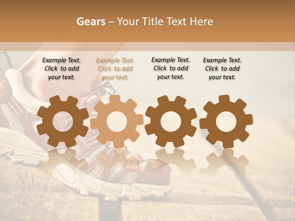 White Body Action PowerPoint Template