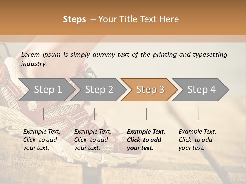 White Body Action PowerPoint Template