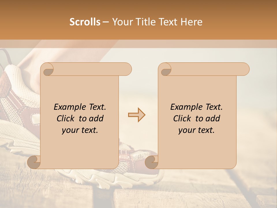 White Body Action PowerPoint Template