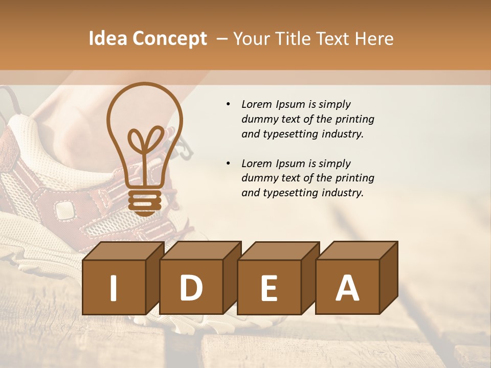 White Body Action PowerPoint Template