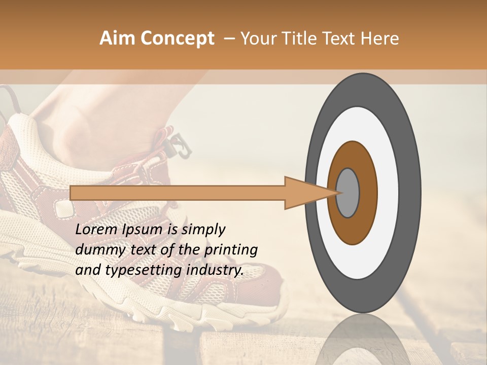 White Body Action PowerPoint Template