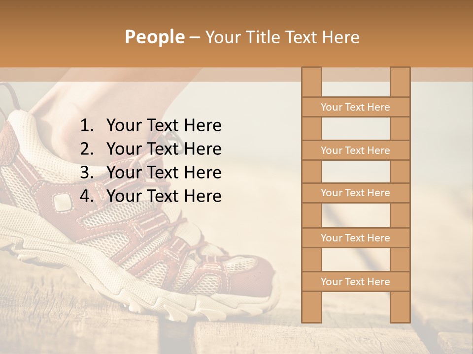 White Body Action PowerPoint Template