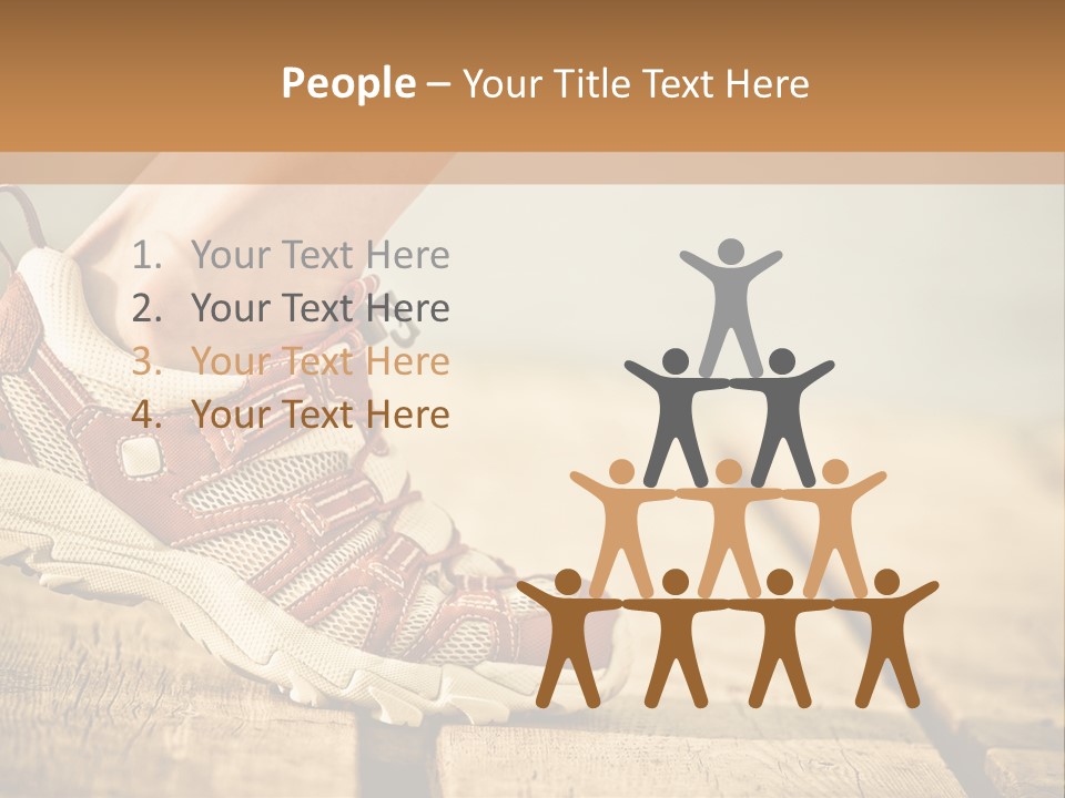 White Body Action PowerPoint Template