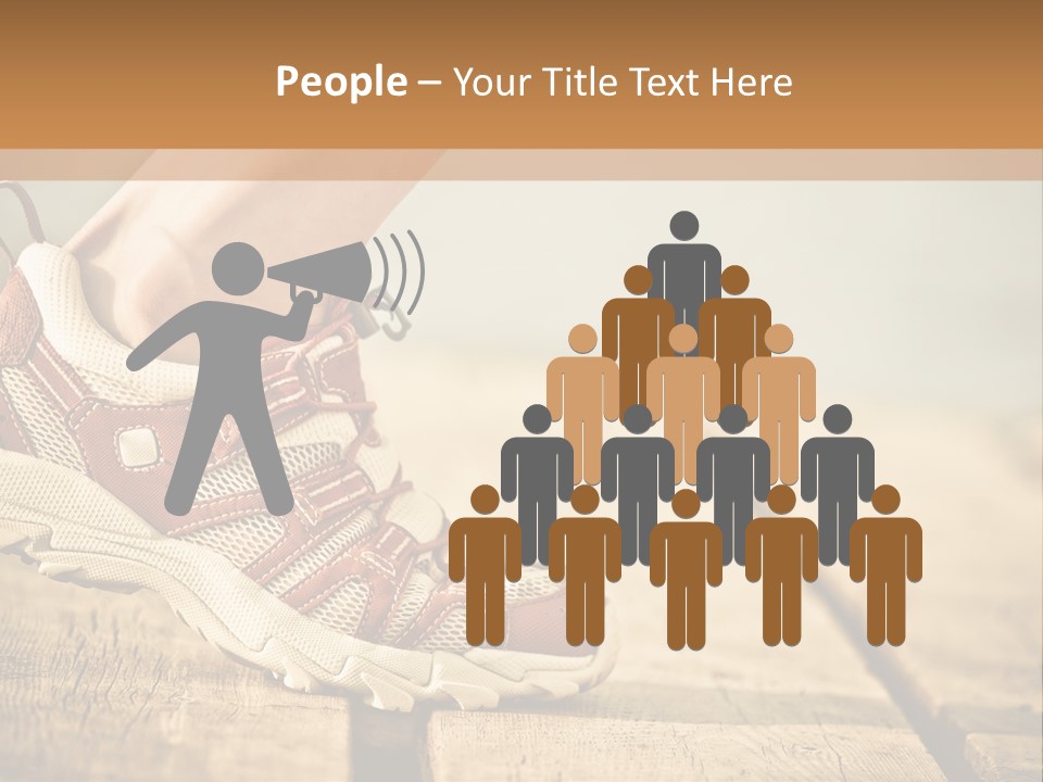 White Body Action PowerPoint Template