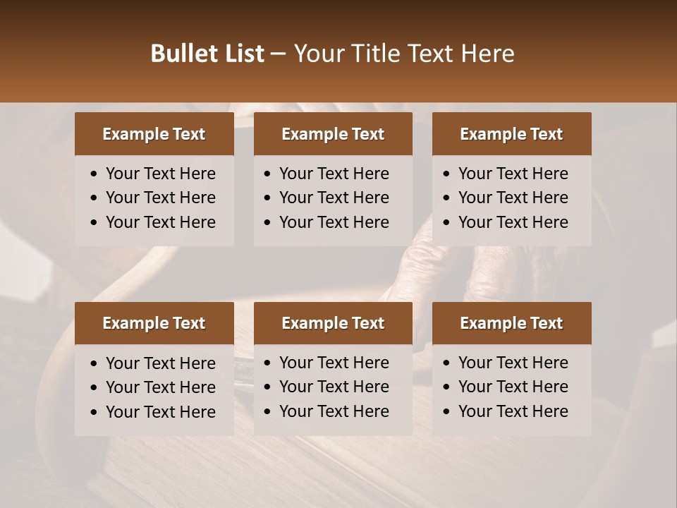 Metal Detail Grunge PowerPoint Template