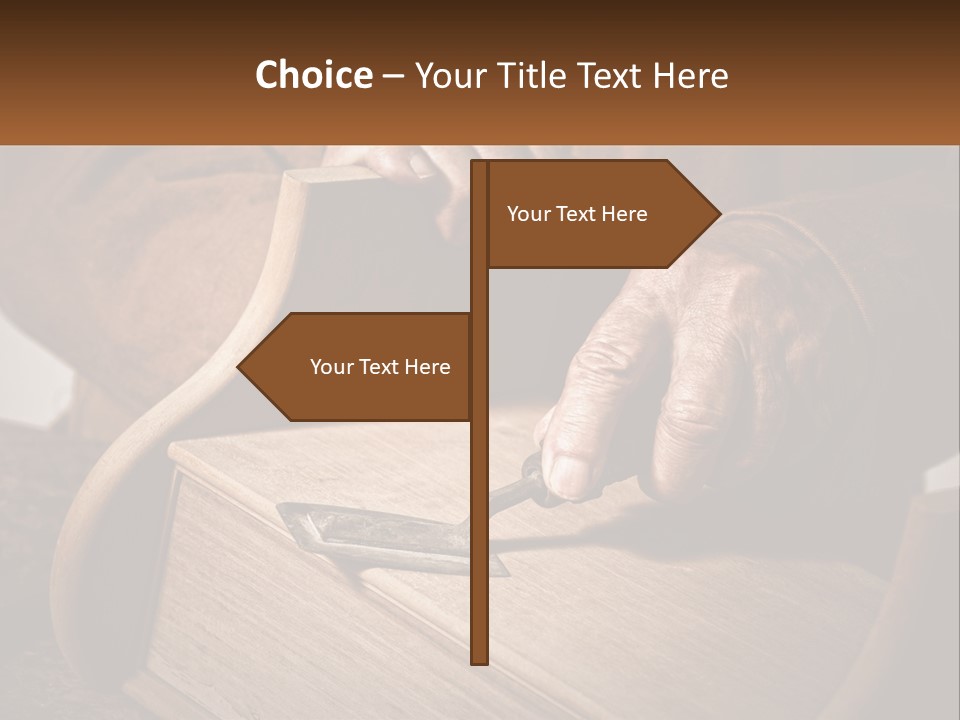 Metal Detail Grunge PowerPoint Template