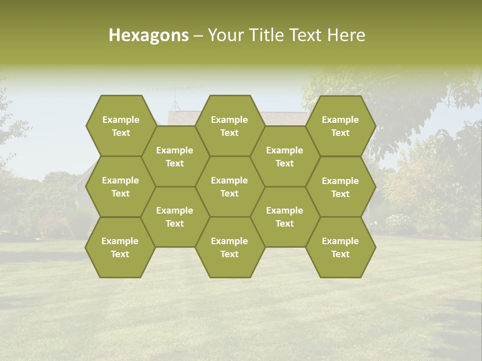 Field Landscape Acres PowerPoint Template