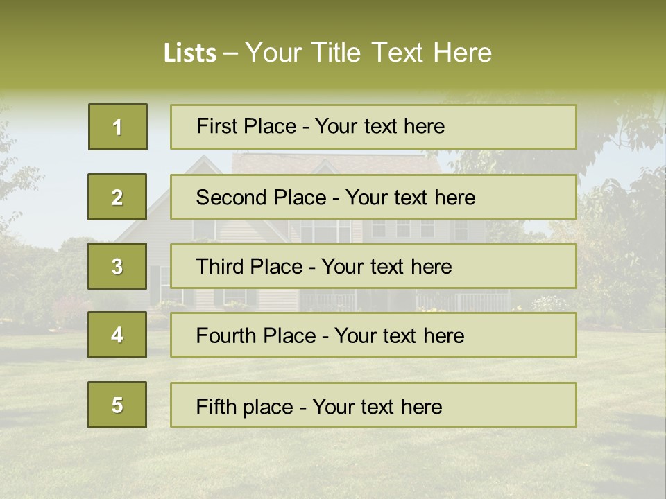 Field Landscape Acres PowerPoint Template