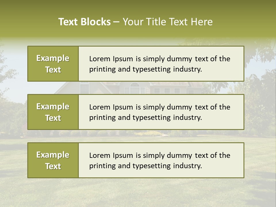 Field Landscape Acres PowerPoint Template