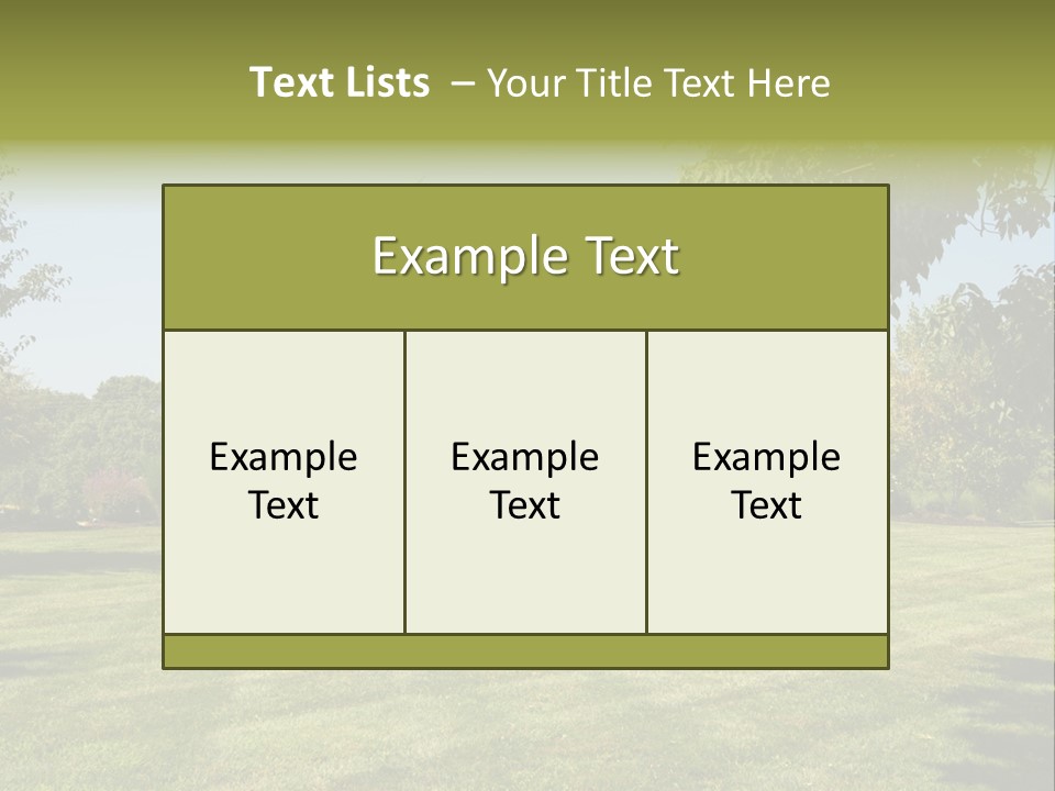 Field Landscape Acres PowerPoint Template
