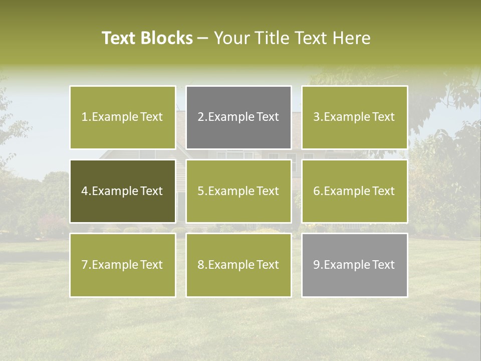 Field Landscape Acres PowerPoint Template