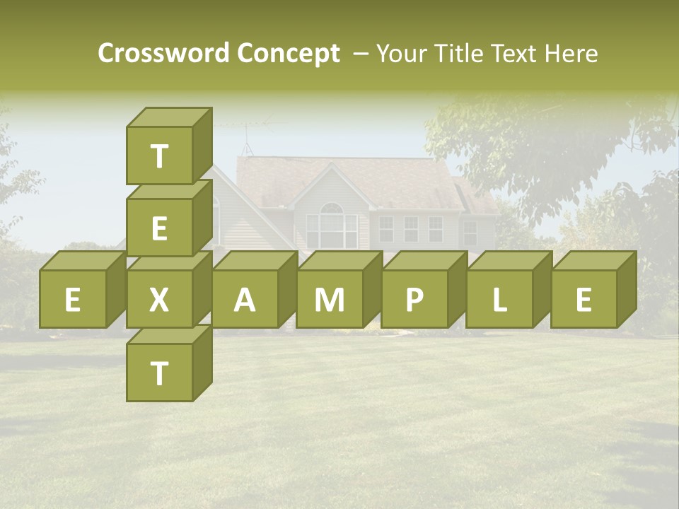 Field Landscape Acres PowerPoint Template
